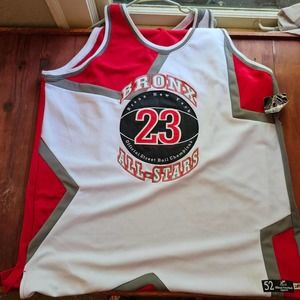 New with Tag!! Bronx NYC All Stars Streetball 2000s Basketball Jersey